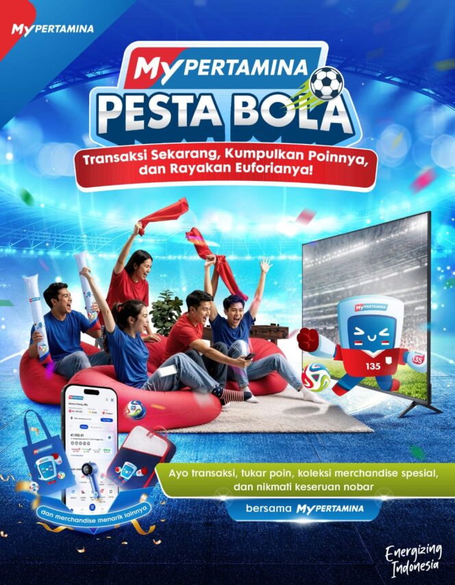 
Sambut Pesta Bola, MyPertamina Siapkan Promo Menarik dan Merchandise Edisi Khusus