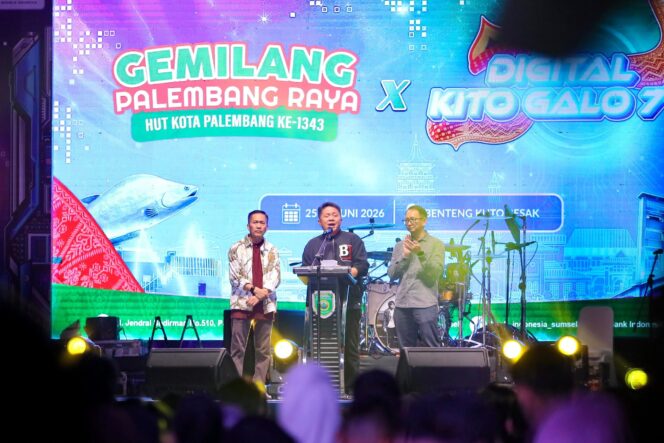
Hadiri Penutupan Gemilang Palembang Raya x DKG ke-7, Ratu Dewa Ajak Warga Dorong Digitalisasi Ekonomi