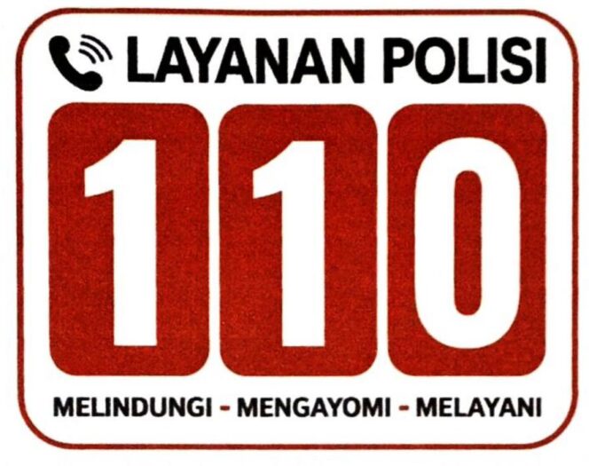 
Logo Layanan Darurat 110 Resmi Ditetapkan, Ini Maknanya