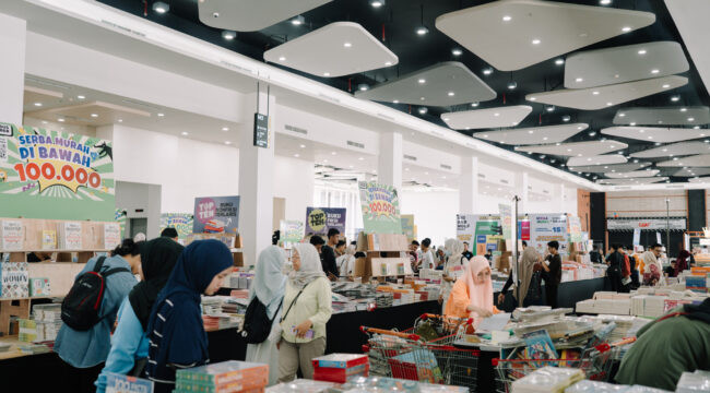 BBW Books Palembang 2026 gelar lebih dari 1 juta buku di Top Hall M3 Palembang Trade Center Mall.