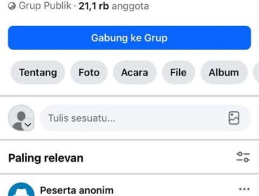 Grup Facebook yang bernama Gay Palembang. Dibentuk pada tahun 2022 dan cukup aktif hingga kini/ist.
