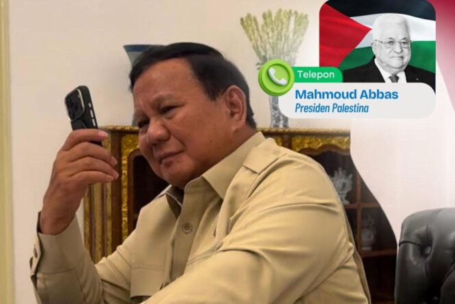 
Prabowo Terima Telepon Presiden Palestina, Tegaskan Dukungan Indonesia untuk Perjuangan Palestina