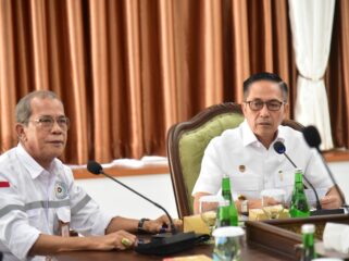 Wali Kota Palembang, Ratu Dewa, saat menerima audiensi PT Sertifikasi Ketenagalistrikan Mahatima (SEKEMA) di Rumah Dinas Wali Kota Palembang, Selasa, 2 Juni 2026/ist. 