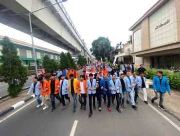 Ratusan mahasiswa menggelar aksi demo pada Senin, 15 Juni 2026/ist.