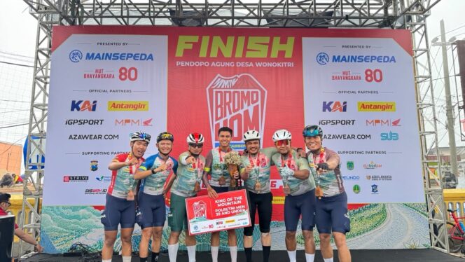 
Polda Sumsel Kembali Berprestasi di Dunia Balap Sepeda, Terbaru Juara di Bromo KOM 2026