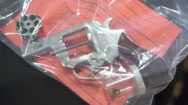 Kapolres OKI saat melakukan press release kasus penembakan di Mesuji yang tewaskan seorang remaja. (Dok. Polres OKI)
