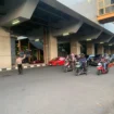 Kecelakaan beruntun di kawasan Pasar Cinde dan Bawah Stasiun LRT Cinde (Dok: Polrestabes Palembang)