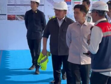 pembangunan Jembatan Musi V pada ruas Tol Palembang-Betung. Foto : Urban id