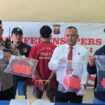 Polsek IB I Palembang saat menggelar press rilis kasus penikaman terkait utang sabu. Foto : Istimewa