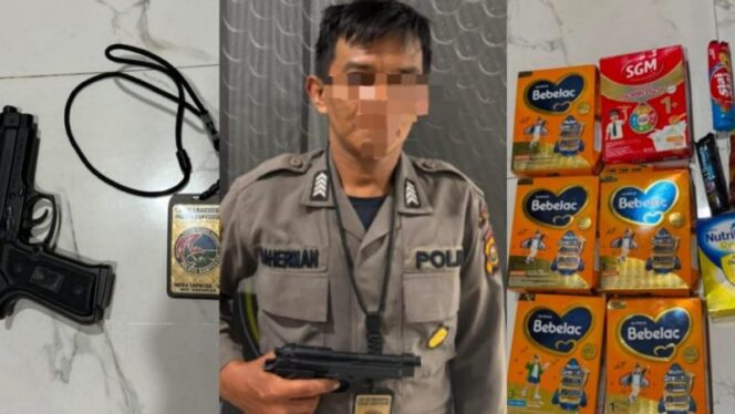 
Bermodal Seragam dan KTA Palsu, Polisi Gadungan Curi Susu di Enam Minimarket Palembang