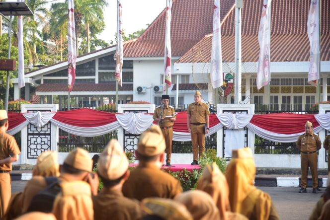 
Pimpin Apel Agustus, Wawako Palembang Ajak Perkuat Rasa Cinta Tanah Air