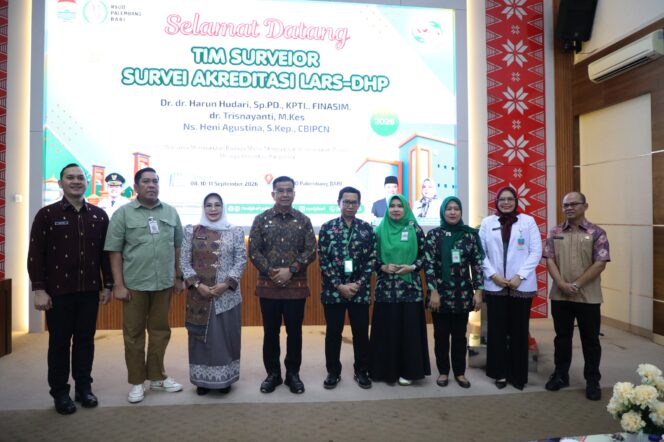 
RSUD Palembang BARI Jalani Survei Akreditasi LARS-DHP, Pemkot Dorong Peningkatan Mutu Layanan