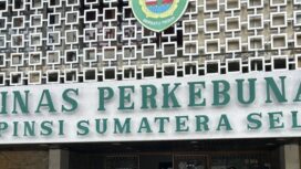Kantor Dinas Perkebunan Sumsel.