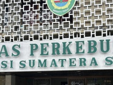 Kantor Dinas Perkebunan Sumsel.