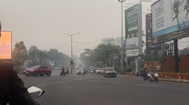 Suasana di sore hari di Palembang, Kamis (8/10/2026). Foto : Abdullah Toriq/Urban Id
