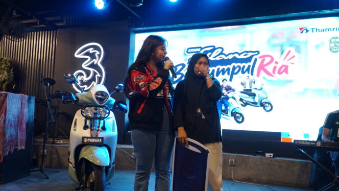 
Beruntung! Listria Bawa Pulang Yamaha Grand Filano dari Acara Nongkrong di Palembang