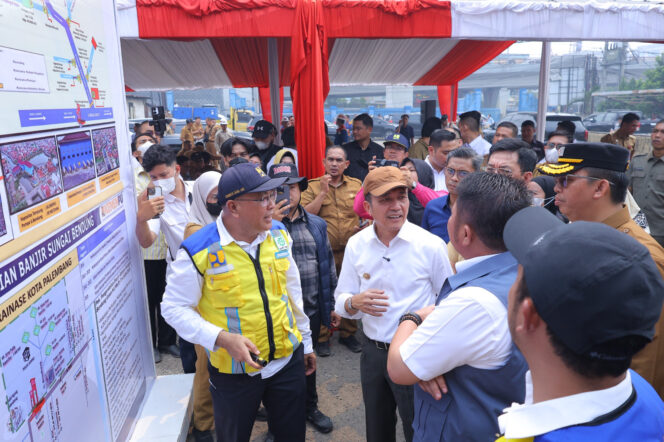 
Perluasan Kolam Retensi Simpang Polda Dimulai untuk Bebaskan Palembang dari Banjir