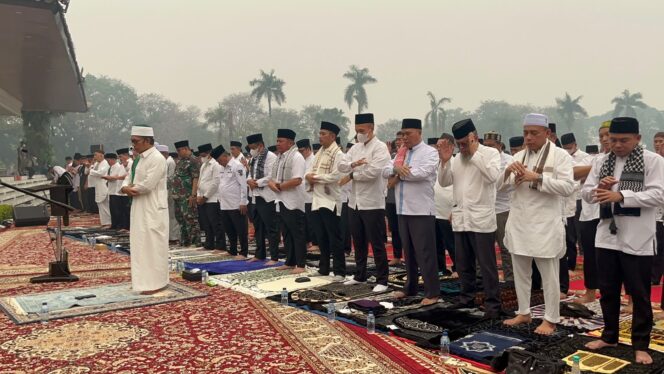 
Kabut Asap Makin Pekat, Pemprov Sumsel Kembali Berdoa Minta Hujan