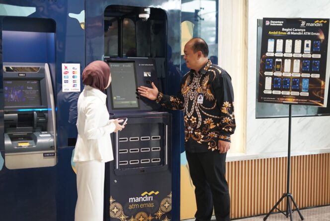 
Bank Mandiri Sediakan ATM Emas, Tarik Logam Mulia Kini Makin Praktis