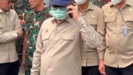 Menkopolkam Dudung Abdurachman saat di Palembang. Foto : Urban Id