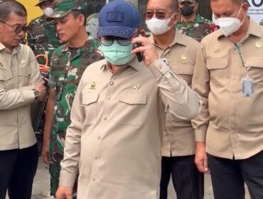 Menkopolkam Dudung Abdurachman saat di Palembang. Foto : Urban Id