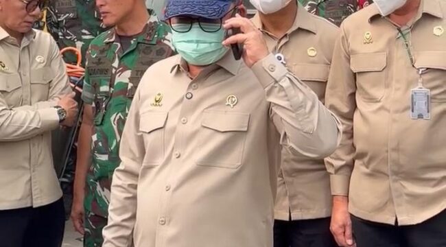Menkopolkam Dudung Abdurachman saat di Palembang. Foto : Urban Id